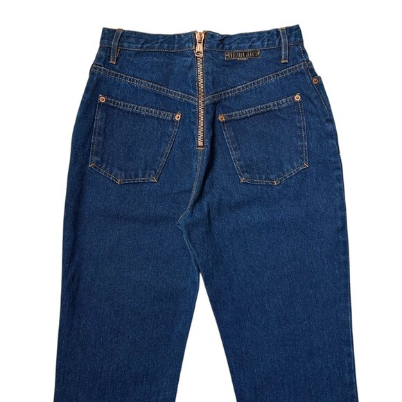 90s Vintage Gaultier Jeans Modson Highwaisted Back Zipper Avant-Garde Edgy. - Picture 5 of 13